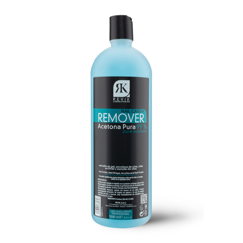 Acetona pura REMOVER 99% Revik 1L -Tratamentos com removedor de esmalte -Revik