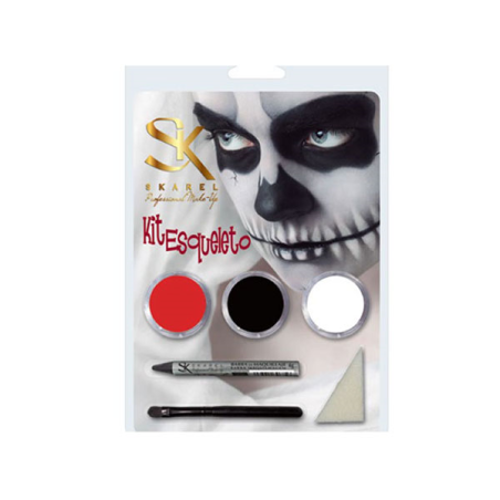 Kit trucco scheletro -Fantasia ed effetti speciali -La Fiesta