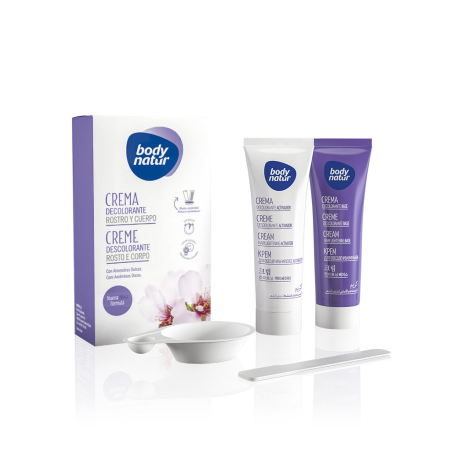 Crema Decolorante 2x50ml Body Natur -Cremas depilatorias, decolorantes y post depilatorios -Body Natur