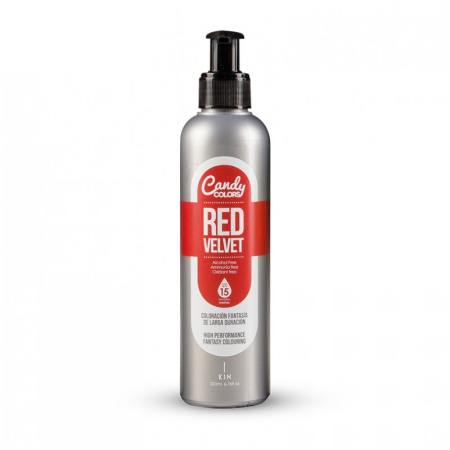 Candy Colors Red Velvet 200ml -Tintes de coloración directa -KIN Cosmetics