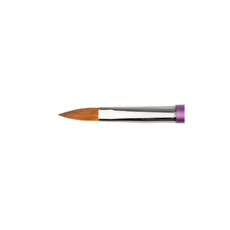 Pennello Ovale Kolinsky per Acrilico N°8 Purple Professional -Accessori per utensili -Purple Professional
