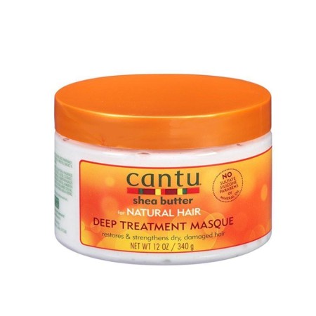 Masque de traitement en profondeur pour cheveux naturels Cantu 340g -Masques capillaires -Cantu