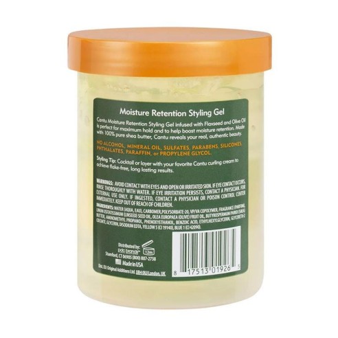 Cantu Shea Butter Gel Coiffant Aux Graines De Lin -Cires, onguents et gommes -Cantu