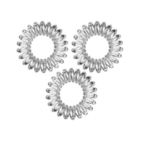 Goma de Pelo Invisible Transparente 3 unidades -Horquillas, pinzas y coleteros -AG