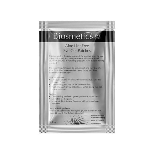 Parches Aloe Vera Intensive Biosmetics -Pestañas y cejas -Biosmetics