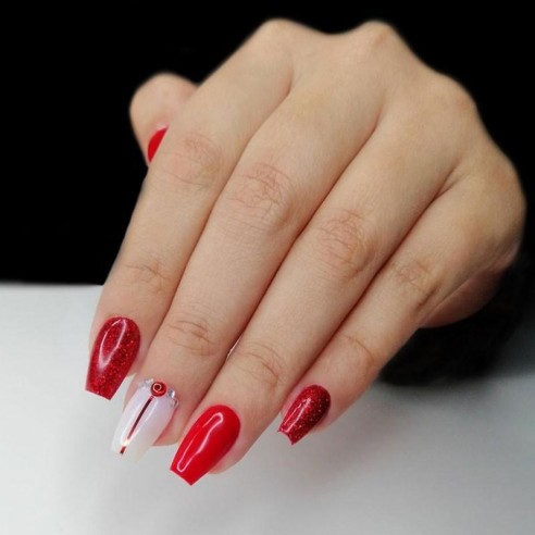 Dance Salsa Gellack P2075 Lila -Semipermanenter Emaille -Purple Professional