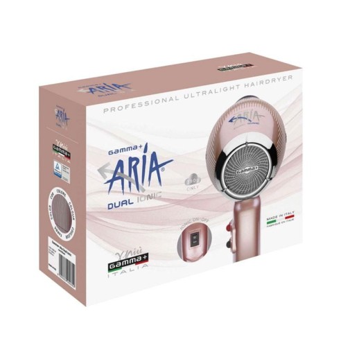 Aria Gold Rose Ionen-Haartrockner 2200W Gamma Piu -Haartrockner -Gamma Piu