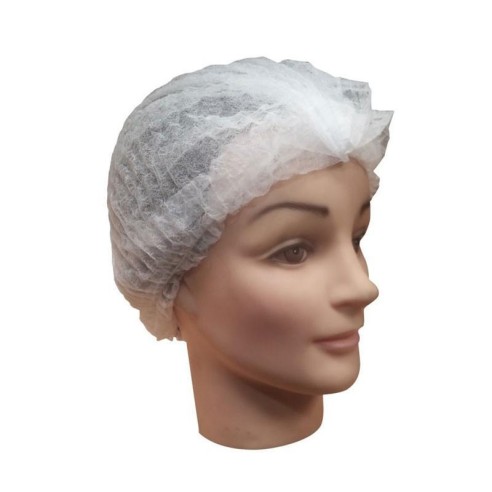 White TNT Accordion Hat Bag 100 u. -Disposable Hairdressing -