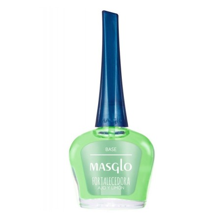 Masglo Ail et Citron Base Fortifiante Durcisseur d'Ongles Lim -Traitements de dissolvant pour vernis à ongles -Masglo