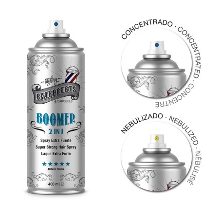 Beardburys Boomer HairSpray 400ml -Styling products -Beardburys