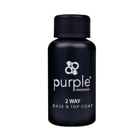 Gel Polish Base & Top 2 Way 50ml Purple Professional -Bases and Top Coats -Purple Professional