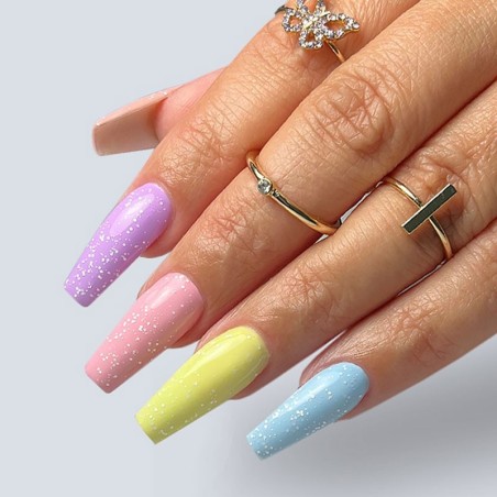 White Flake No Wipe Decklack -Grund- und Decklacke -Purple Professional