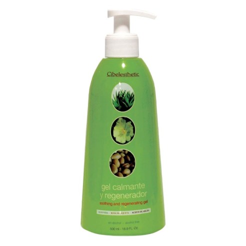 Aloe Vera + Argan + Gel di Rosa Canina 500ml Cibele -Creme depilatorie, decoloranti e post depilatorie -