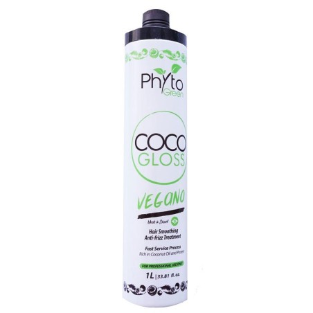 Alisado vegano Coco Gloss Phytogreen1L -Permanente e endireitado -