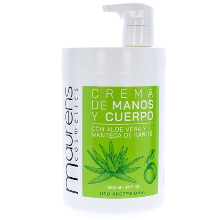Crema de Manos y Cuerpo Aloe Vera Maurens 1000ml -Cremas hidratantes -Maurens