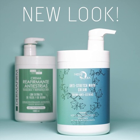 Dermafin Crema Antiestrías Reafirmante N&D 1000ml -Crèmes tonifiantes et modelantes -Noche & Día