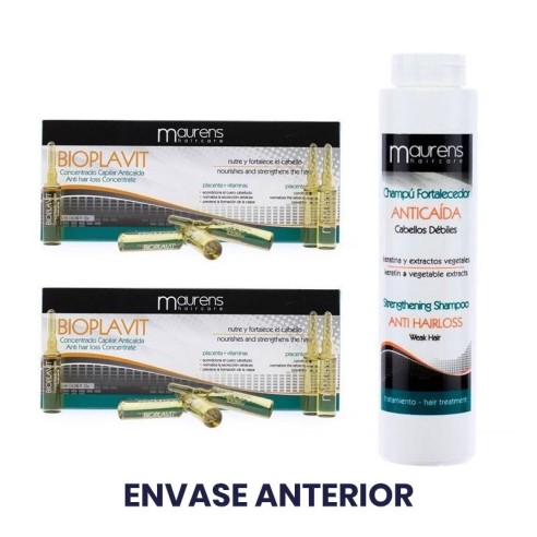 Pack Anti-Chute Ampoules Bioplavit + Shampoing Anti-Chute Maurens -Anti-chute -Maurens