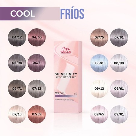 Esmalte Shinefinity Wella 60ml -corantes semi permanentes -Wella