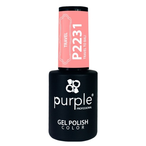 Gel-Nagellack P2231 Travel To Bali Purple Professional -Semipermanenter Emaille -Purple Professional