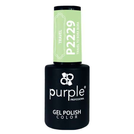 Esmalte Gel P2229 Travel To Bora Bora Purple -Esmalte semi permanente -Purple Professional