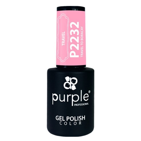 Esmalte Gel P2232 Travel To Boracay Purple Professional -Esmalte semi permanente -Purple Professional