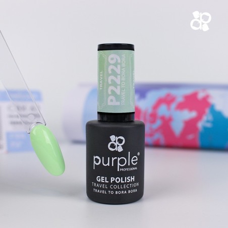 Gel-Nagellack P2229 Reise nach Bora Bora -Semipermanenter Emaille -Purple Professional