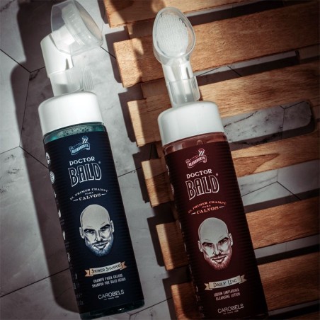 Pack Shampoo + Loção para Carecas Doctor Bald -todos os shampoos -Beardburys