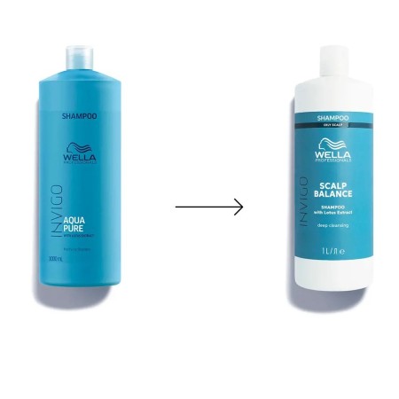 Wella Invigo Aqua Pure Shampoo Cuoio Capelluto Grasso 1000 ml -Shampoo -Wella 2