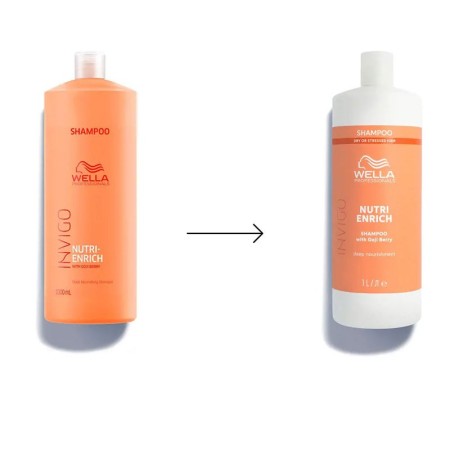 Champú Wella Invigo Enrich c. secos o dañados 1L -Champús -Wella 2