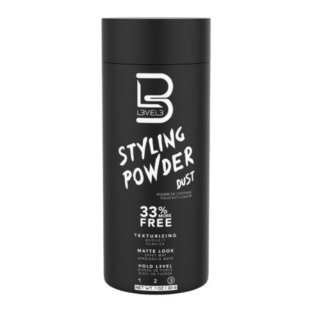 Styling-Puder Dust Level3 Starker Halt 30g -Haarsprays und Fixiersprays -L3vel3