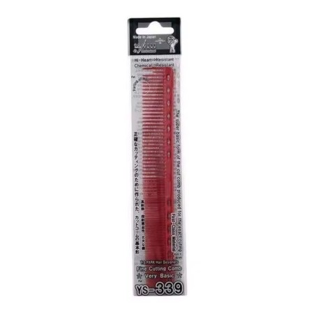 Peine de Corte YS PARK YS-339 Rojo 18cm -Peignes -YS PARK 2
