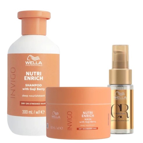 Wella Invigo Nutri Enrich Deep Hydration Pack -Hair product packs -Wella