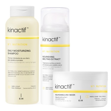 Pack Shampoo Nutritivo Kinactif N.1 + Extrato + Máscara -Pacotes de produtos para cabelo -KIN Cosmetics