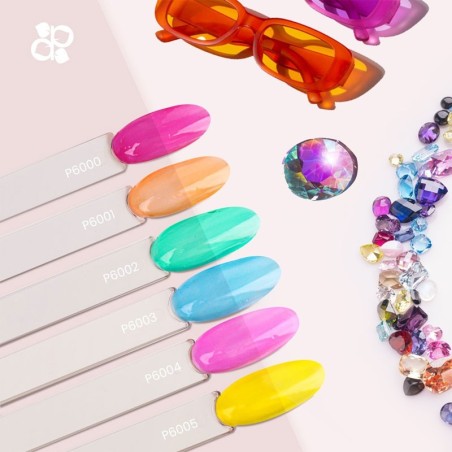 Gel-Nagellack P6005 Buntglas Kaya Purple Professional -Semipermanenter Emaille -Purple Professional