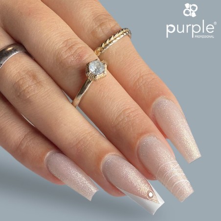 Verniz Gel P2185 Forever Shining Glitter Purple Professional -Esmalte semipermanente -Purple Professional