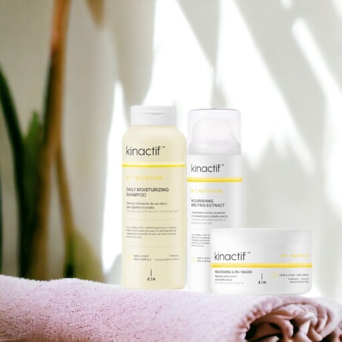 Pack Shampoo Nutritivo Kinactif N.1 + Extrato + Máscara -Pacotes de produtos para cabelo -KIN Cosmetics