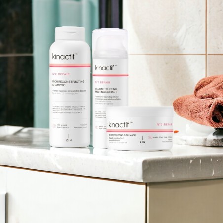 Pack Kinactif N.2 Repair Shampoo + Extract + Mask -Hair product packs -KIN Cosmetics