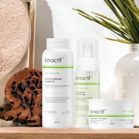 Pack Kinactif N.3 Volume Shampoo + Schiuma Volumizzante + Maschera -Confezioni di prodotti per capelli -KIN Cosmetics 2