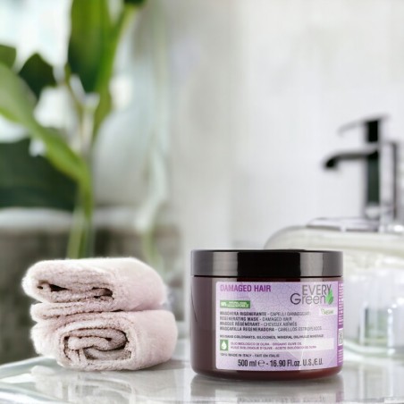 Masque Everygreen Cheveux Abîmés 500ml -Masques capillaires -Everygreen
