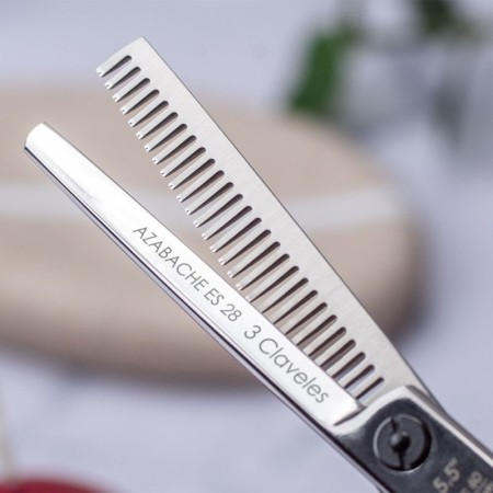 Jet hairdressing scissors ES 5.5" -Hairdressing scissors and razors -3 Claveles 2