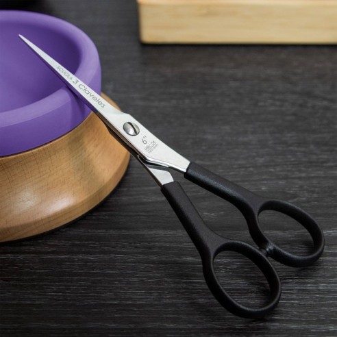 Tijera de corte peluquero Microdentada Relax 5.5" -Tijeras y Navajas de peluquería -3 Claveles