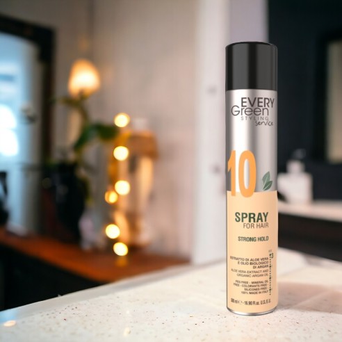 Everygreen Strong Hold Spray Hairspray 500ml -Lacquers and fixing sprays -Everygreen