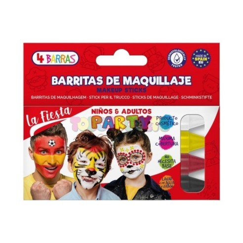 Kit 4 Barres de Maquillage de Fête La Fiesta -Fantaisie et FX -La Fiesta