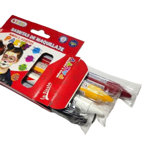 Kit 4 Party Make-up Sticks Die Party -Fantasy und FX -La Fiesta