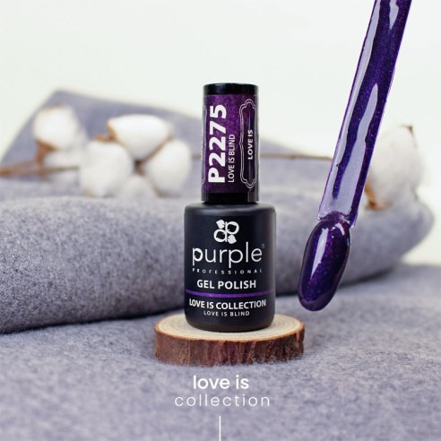 Gel-Nagellack P2275 Love is Blind Purple Professional -Semipermanenter Emaille -Purple Professional