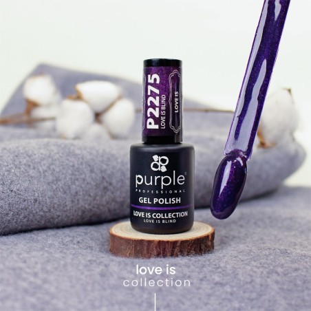 Gel-Nagellack P2275 Love is Blind Purple Professional -Semipermanenter Emaille -Purple Professional
