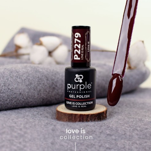 Smalto semipermanente P2279 Love is Real Purple Professional -Smalto semipermanente -Purple Professional