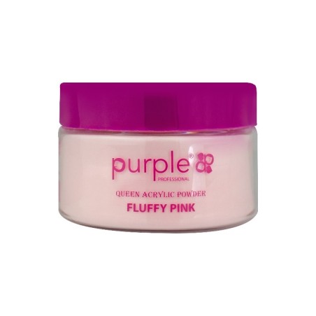 Queen Fluffy Pink Acrylic Powder 50 g -Gel and Acrylic -Purple Professional