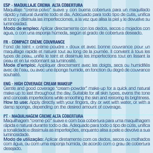 CEDIB Paris Maquiagem Creme Alta Cobertura 4 Jeunesse -Enfrentar -CEDIB Paris