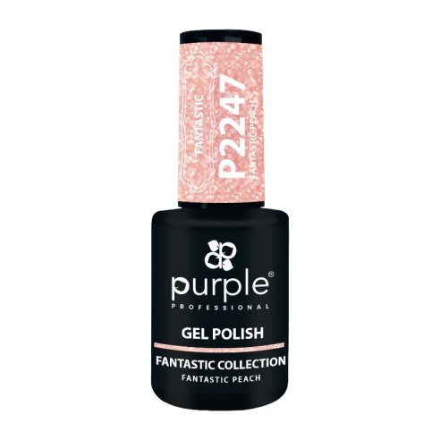 Gel-Nagellack P2247 Fantastischer Pfirsich -Semipermanenter Emaille -Purple Professional